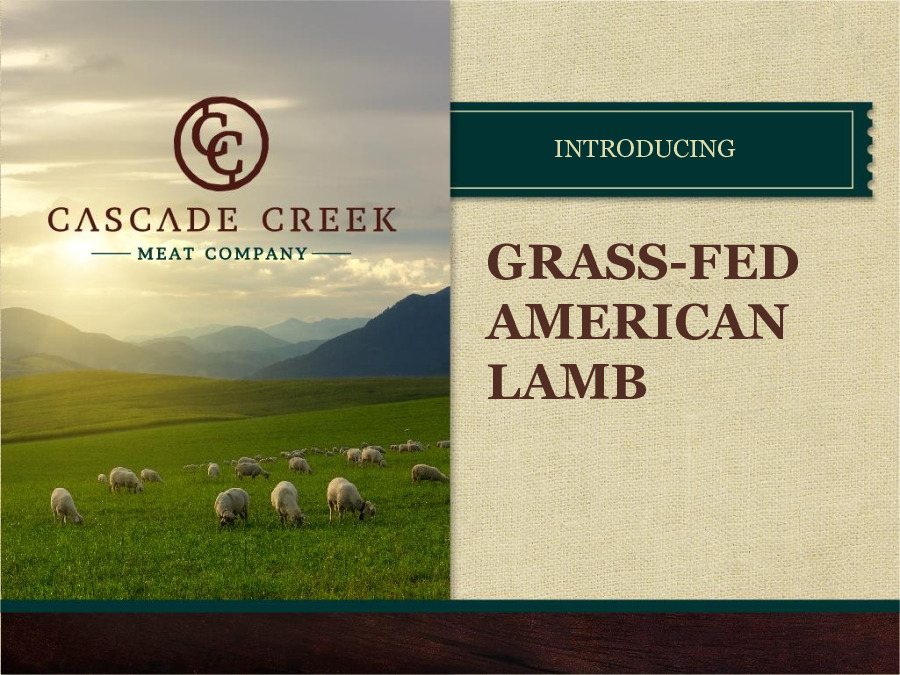 thumbnail of Cascade Creek Grass-Fed American Lamb