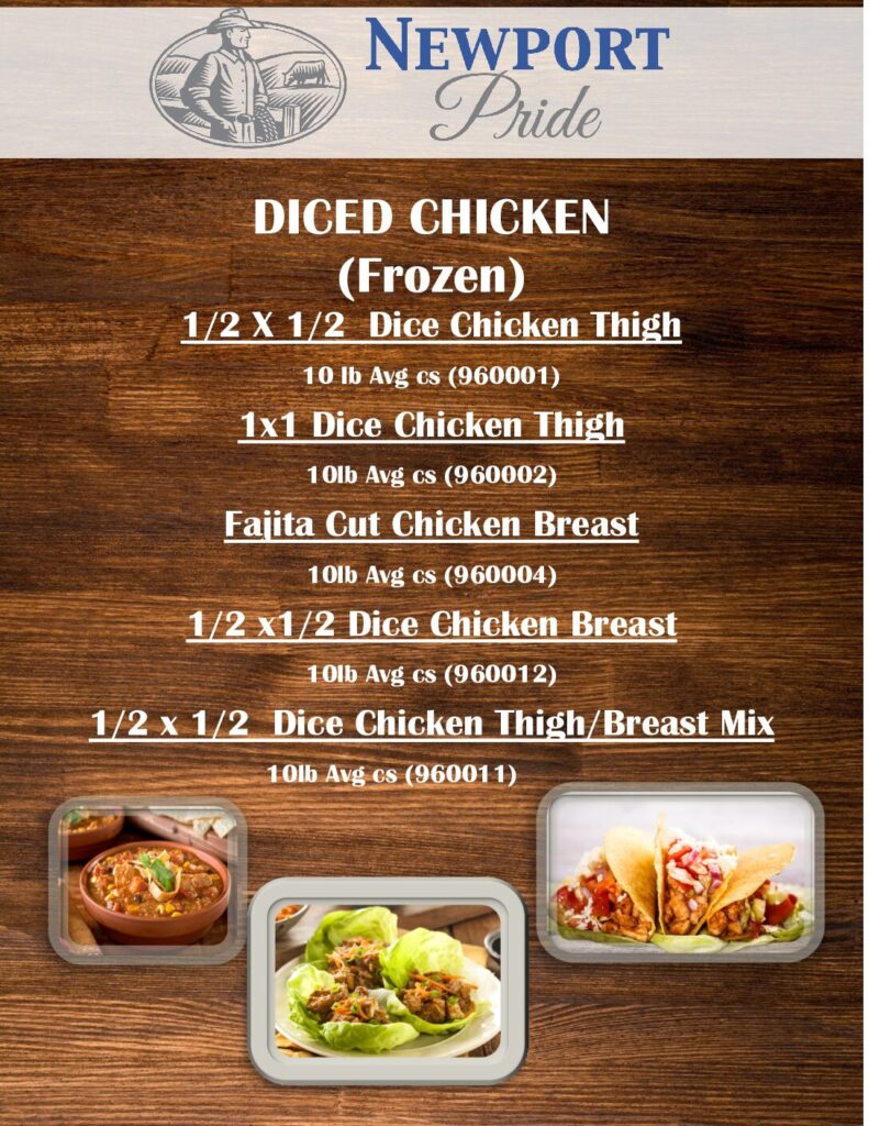 thumbnail of Diced Frozen Chicken